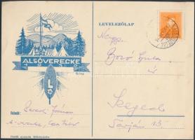 Bozó Gyulának címzett levelezőlap barátjának aláírásával