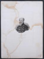Karl Mayer(1798-1868): Kisfaludy Sándor, eredetije Döbrenteinél,rézmetszet, 11x16 cm