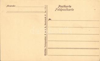 An die Front 1. / German military, humour s: K. Pommerhanz Német katonaság, humor, s: K. Pommerhanz