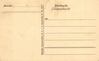 Német katonaság, humor, s: K. Pommerhanz Am Beobachtungsposten 2. / German military, humour s: K. Po...