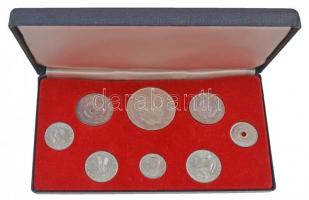 1967. 2f-5Ft (Ag is) 8klf fiktív veret "Kabinet sor" eredeti dísztokban! T:P patina
Hungar...