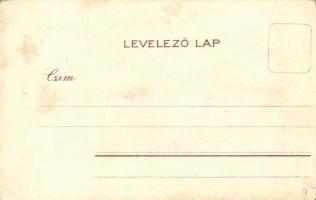 Választási emlék 1901-ből 'Száz kortes egy sorba, Zászlót lobogtatva...' Szabadelvű Magyar...