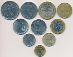 Franciaország 1968-1993. 5c-20Fr (10xklf) T:2,2-
France 1968-1993. 5 Centimes - 20 Francs (10xdiff)...