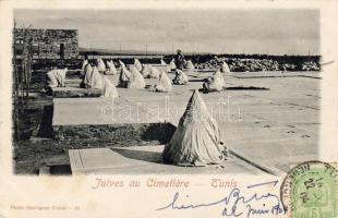 Juden in Friedhof von Tunis