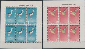 Madarak (I.) kisív sor Birds (I.) mini sheet set