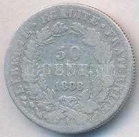 Franciaország 1888A 5c Ag T:3 France 1888A 5 Cents Ag C:F