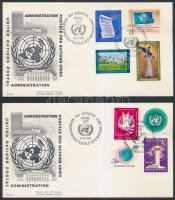 Definitive set 2 FDC Forgalmi sor 2 FDC-n