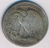 Amerikai Egyesült Államok 1943. 1/2$ Ag "Walking Liberty" T:2-,3 patina USA 1943. 1/2 Dollar Ag "Walking Liberty" C:VF,F patina