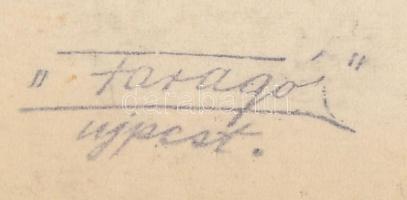 cca 1920 Budapest, a régi lóversenypálya két futam között, Faragó (Újpest) felvétele, 18x24 cm