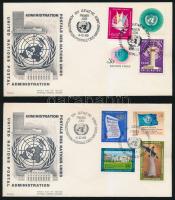 1969 Forgalmi sor 2 FDC-n Mi 1-8