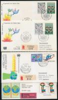 7 diff. FDCs 7 klf FDC