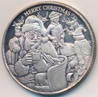Amerikai Egyesült Államok DN "Boldog Karácsonyt / Valaki különlegesnek" Ag emlékérem (1oz/0.999/38mm) T:2 (PP) USA ND "Merry Christmas / For someone special" Ag commemorative coin (1oz/0.999/38mm) C:XF (PP)