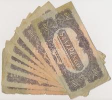 1944. 100P "A Vörös Hadsereg Parancsnoksága" (10x) T:III,III-