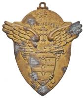 ~1940. "MOVE Csillaghegyi Lövész Szakosztály TSE" kétoldalas fém jelvény mellszalag nélkül (53x45,5mm) T:2-