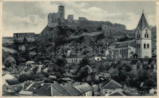 Trencsén, templom és vár / parish church with castle (EK)