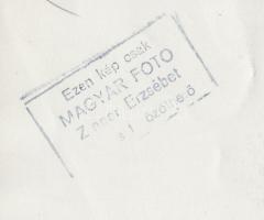 cca 1960 Földes Mihály (1905-1984) író, újságíró, országgyűlési képviselő, Zinner Erzsébet portréfel...
