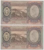 1943. 1000P (2x) sorszámkövetők T:I,I-
