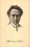 14 db RÉGI motívumlap; híres emberek, színészek / 14 old motive cards; famous people, actors