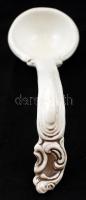 Dekoratív kerámia merőkanál, jelzés nélkül, kis kopásnyomokkal