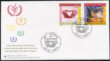 Önkéntesség éve sor FDC-n, Year of volunteering set on FDC