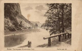 Vöröstoronyi-szoros, Roter-Turm-Pass, Pasul Turnu Rosu; Olt folyó / Alt / Olt river. Jos. Drotleff
