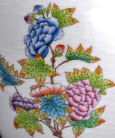 Herendi Viktória mintás váza, kézzel festett, jelzett, hibátlan, m: 23 cm