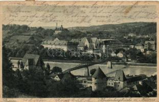 Passau, Hindenburgbrücke, Kaserne / Bridge, barracks (EB)