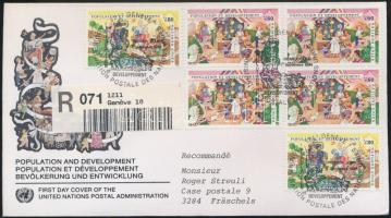International conference 5 stamps on FDC Nemzetközi konferencia 5 db bélyeg FDC-n