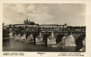 Praha, The Hradcany with the Charles Bridge