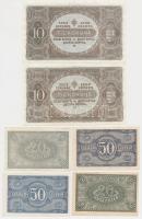 1920. 20f (2x) + 50f (2x) + 10K (2x) T:II-III