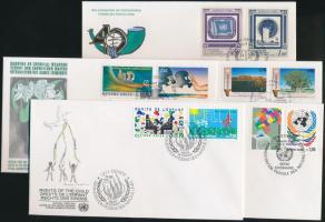 5 klf FDC, 5 diff. FDCs