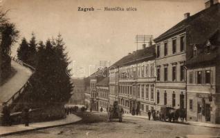 Zagreb, Mesnicka ulica / street, shop of J. Tauss (fa)
