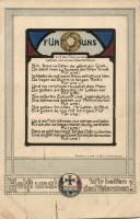 Für uns, Helft uns! Wir helfen den Veteranen! / German military propaganda, charity card, Wohlfahrts-Karte (EB)