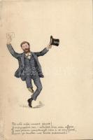 French political humour, election s: Gilbert (non PC) (small tear)