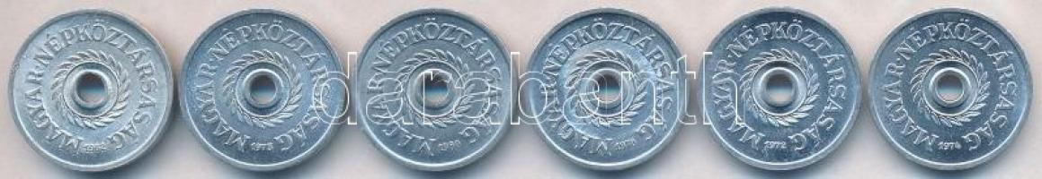 1962-1980. 2f Al (6x) csak klf évszám! T:1,1-