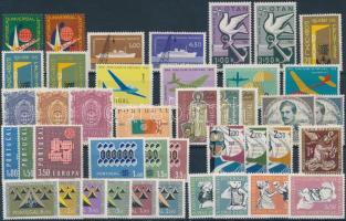1958-1962 43 diff. stamps with sets 1958-1962 43 klf bélyeg, közte sorokkal