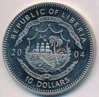 Libéria 2004. 10$ "Szabadság pillanatai-A gén-térkép 2000." multicolor T:PP ujjlenyomatos
...