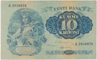 Észtország 1937. 10K T:III Estonia 1937. 10 Krooni C:F