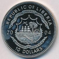 Libéria 2004. 10$ "Szabadság pillanatai - Simon Bolívar felszabadító harca 1819." multicol...