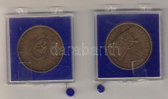 1985. "BÁV 40 év" Br emlékérem eredeti plasztiktokban (2x) + 1993. "BÁV 220 év" ...