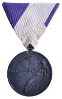 ~1930. DVSC - Debreceni Vasutas Sport Club motoros hadifém kitüntetés mellszalaggal (40,5mm) T:2-