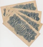 Csehszlovákia 1919. 5K + 1944. 5K (3x) + 20K (4x) + 1964. 50K T:III,III-
Czechoslovakia 1919. 5 Kor...