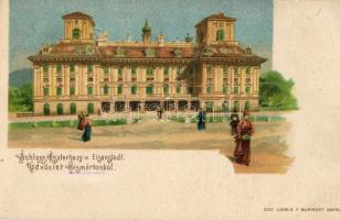 Kismarton Eisenstadt Esterházy Schloss Litho