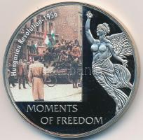 Libéria 2006. 10$ "Szabadság pillanatai-Magyar Forradalom 1956" multicolor T:PP  Liberia 2006. 10 Dollars "Moments of Freedom-Hungarian Revolution 1956" multicolor C:PP