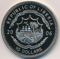 Libéria 2006. 10$ "Szabadság pillanatai - A Varsói Szerződés felbontása 1991" multicolor T...