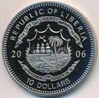 Libéria 2006. 10$ "Szabadság pillanatai - Egyisten hit" multicolor T:PP 
Liberia 2006. 10 ...