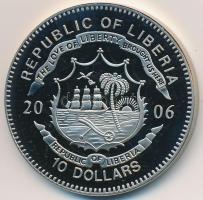 Libéria 2006. 10$ "Szabadság pillanatai - Woodstock-i Fesztivál 1969" multicolor T:PP ujjl...