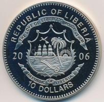 Libéria 2006. 10$ "Szabadság pillanatai - Charta 77 1977" multicolor T:PP
Liberia 2006. 10...