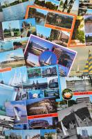 kb. 600 db magyar modern képeslap és néhány reprint / ~600 mixed Hungarian post-1945 postcards with some reprints