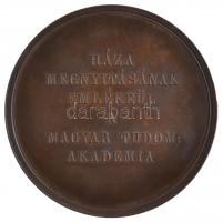 1865. "XI. Dec. MDCCCLXV / Háza Megnyitásának Emlékéül A Magyar Tudom: Akadémia" Br emléké...